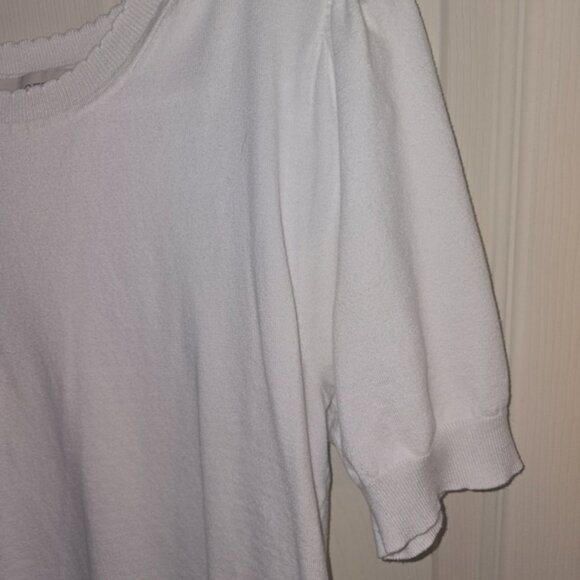 White Knit Top - Picture 4 of 5